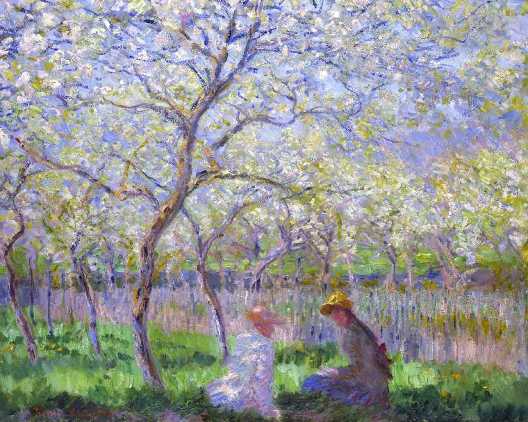 Springtime by Claude Monet, painted in 1886