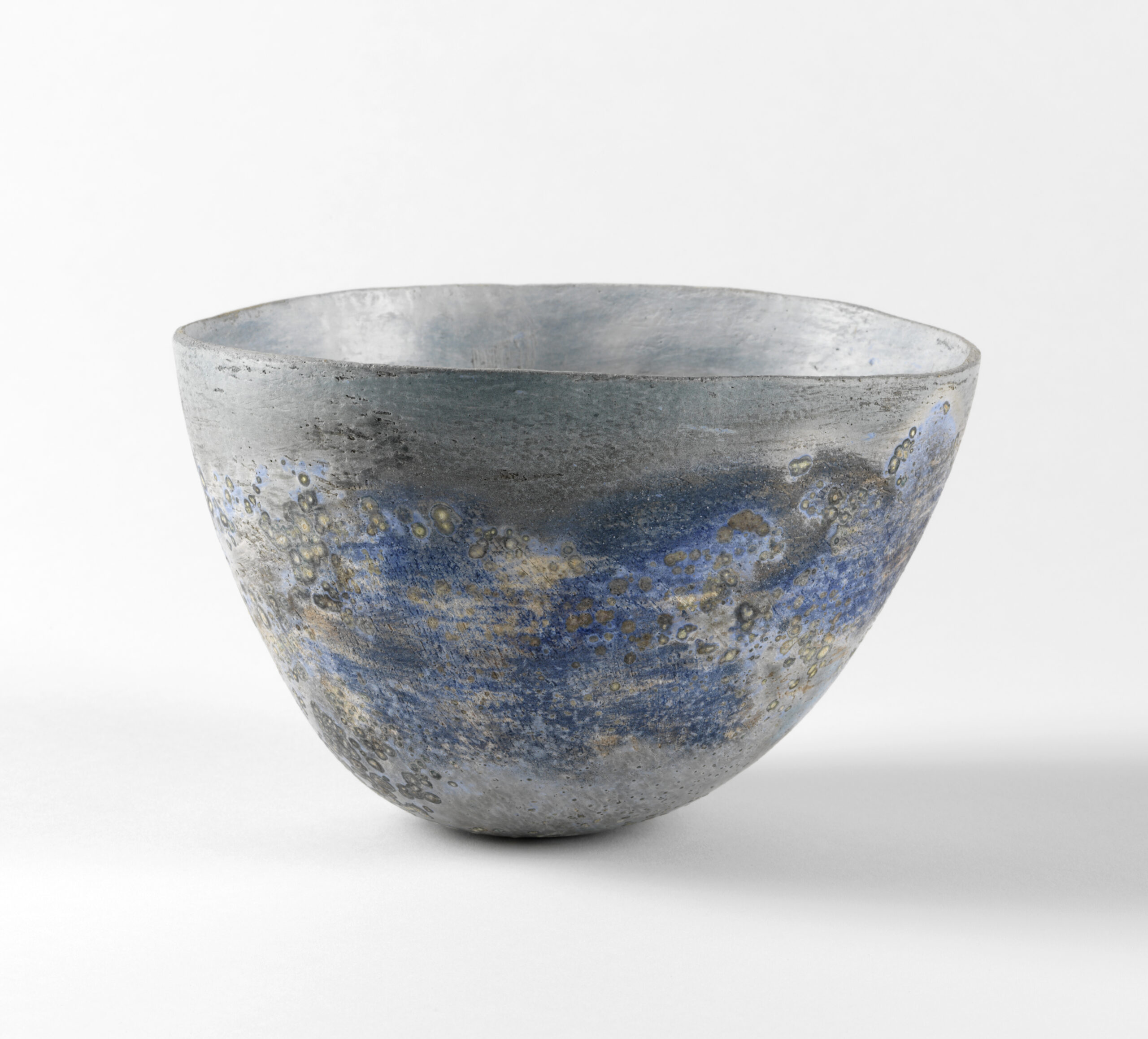 A photograph of a ceramic bowl made by artist Elspeth Owen.